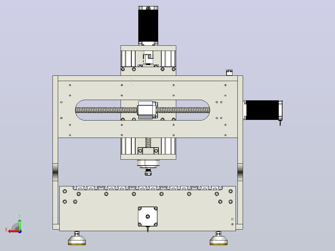 CNC4040数控后视图
