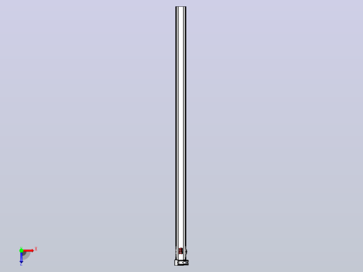皮带直线轴半封闭可选导轨TPA-HNB-120D-110-L2700-LU-C-P40-N3俯视缩略图