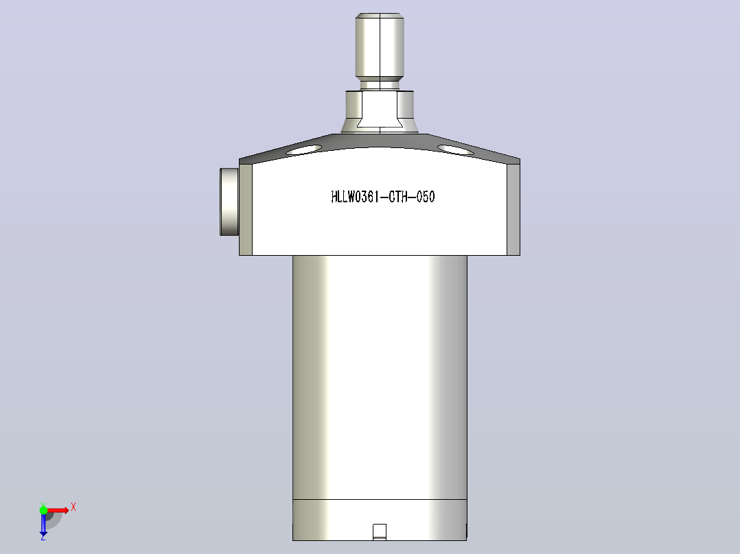 HLLW0361-CTH-050气检夹紧器俯视图