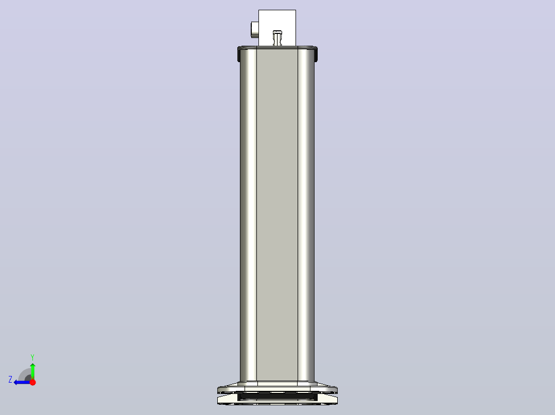 BKMJ0.23-30-3自愈式低电压并联电容器三维模型202202右视图