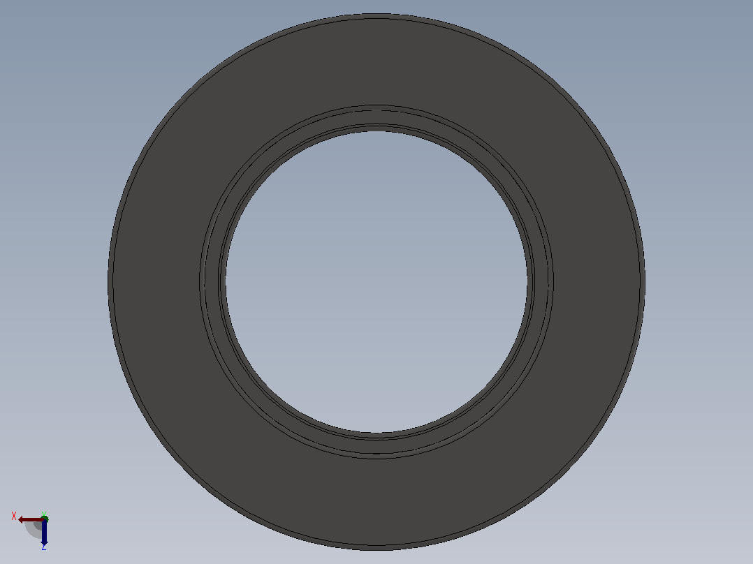 双向推力圆锥滚子轴承_92136后视图