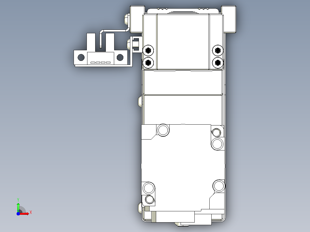 钢基模组TPA-KNR-4002C-100A1-MP-H1S1前视图