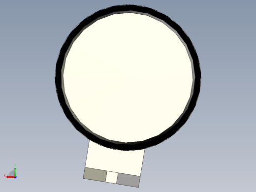 黑色圆珠笔模型后视缩略图