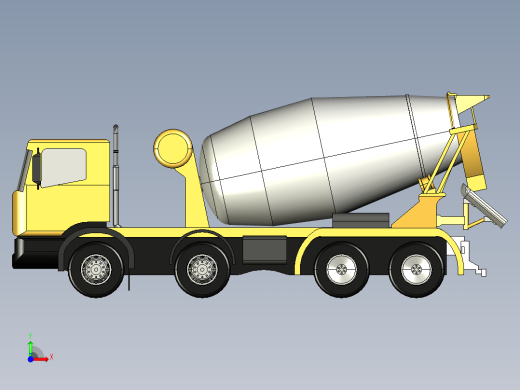 工程车3D模型3D模型前视缩略图
