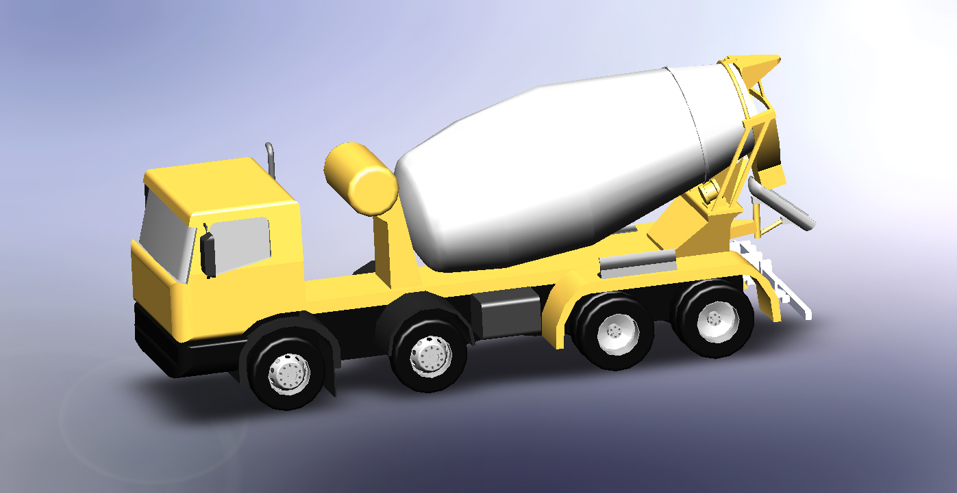 工程车3D模型3D模型