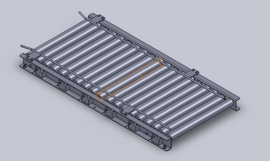 滚轮传送带3D模型