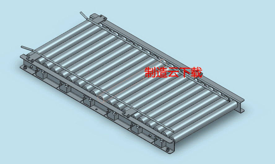 滚轮传送带3D模型
