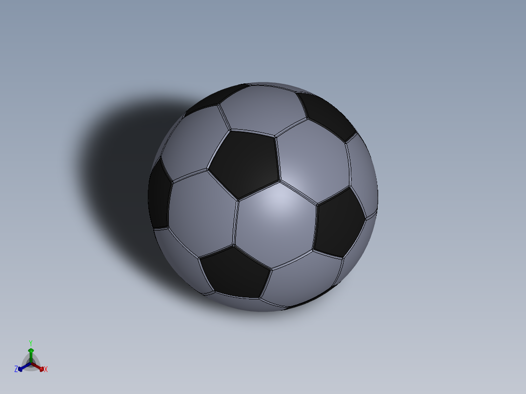 足球正等轴测图