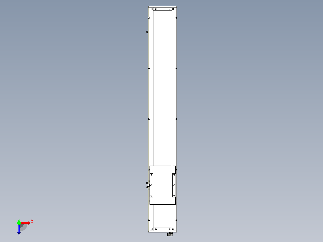 Toyo东佑达直线模组-ECH17-900-M-400W-C4反俯视图