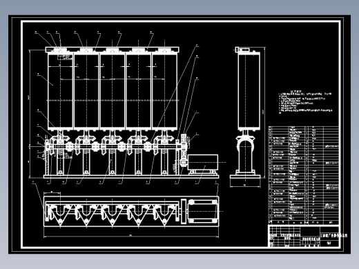 三面翻广告牌传动系统设计