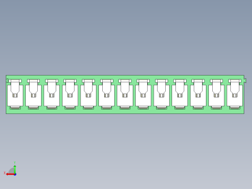 PCB Terminal Block 13 DEG381-3.5后视缩略图