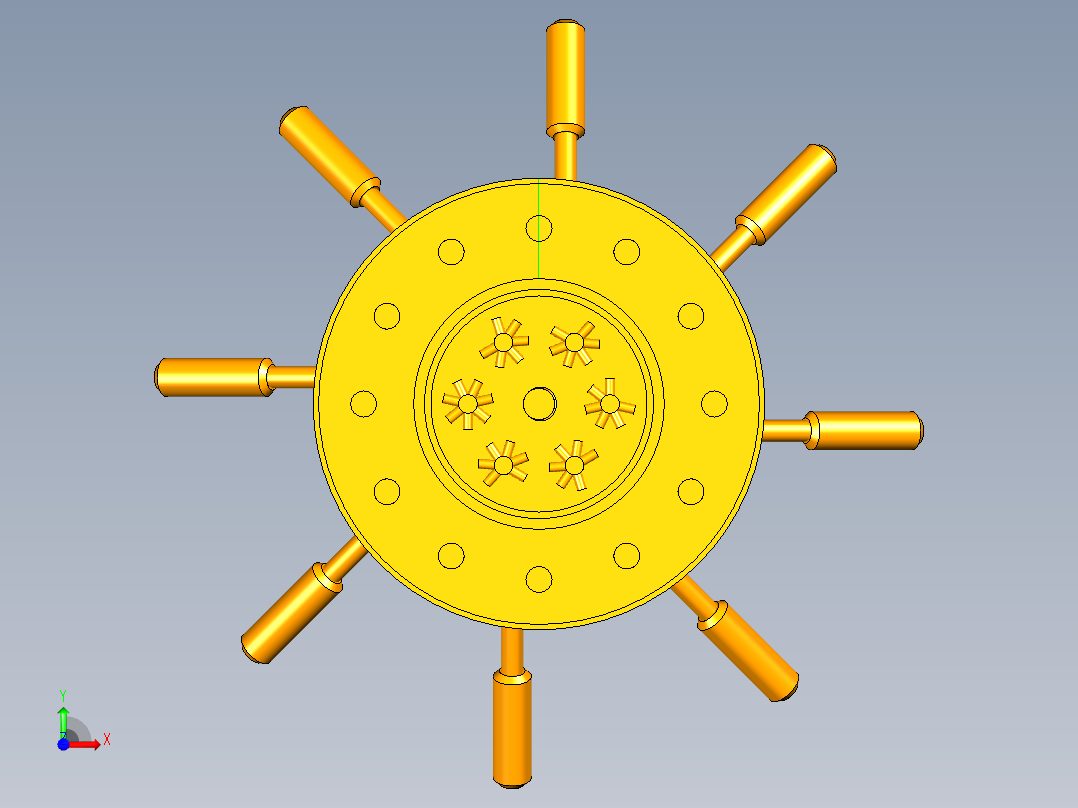 射流曝气器前视图