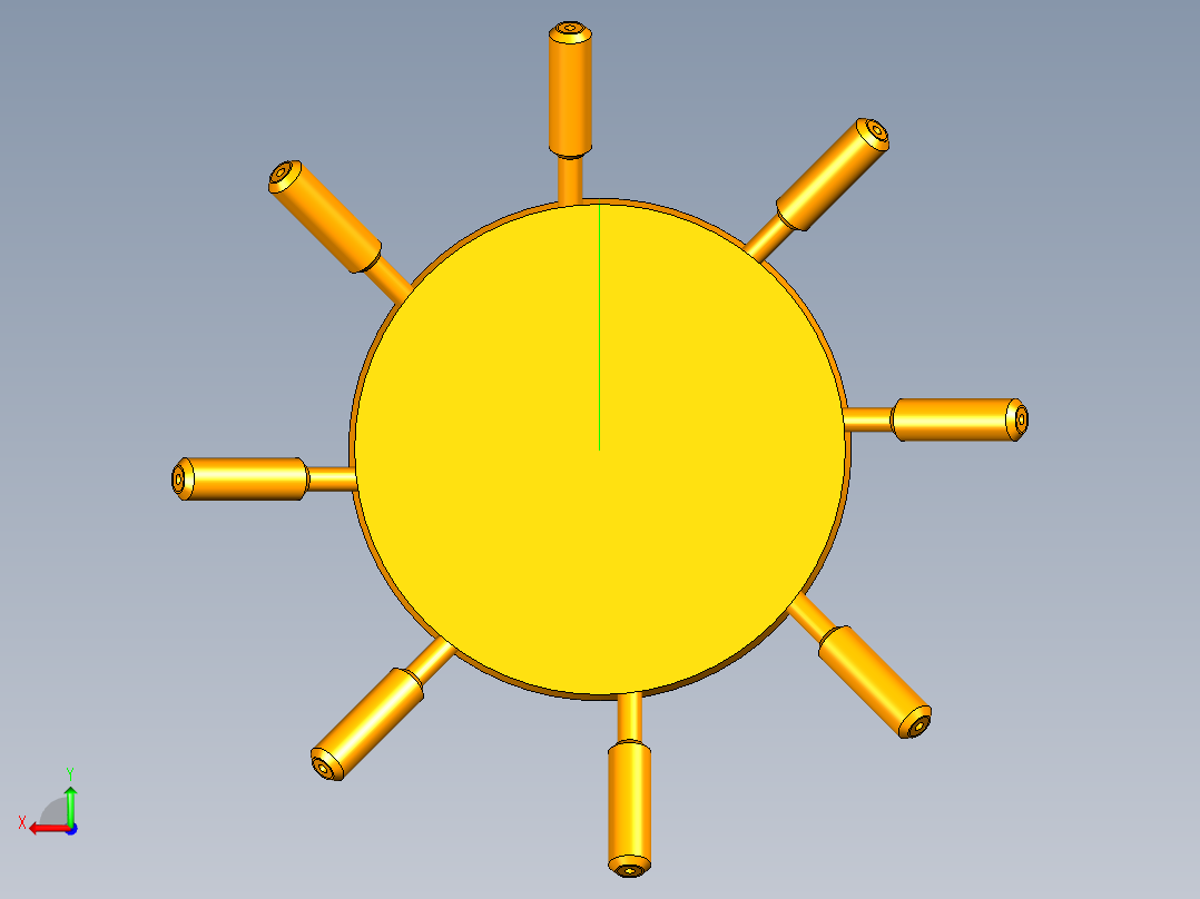 射流曝气器后视图