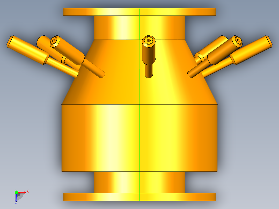 射流曝气器俯视图