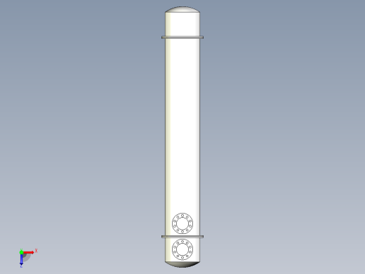 热交换器模型俯视缩略图