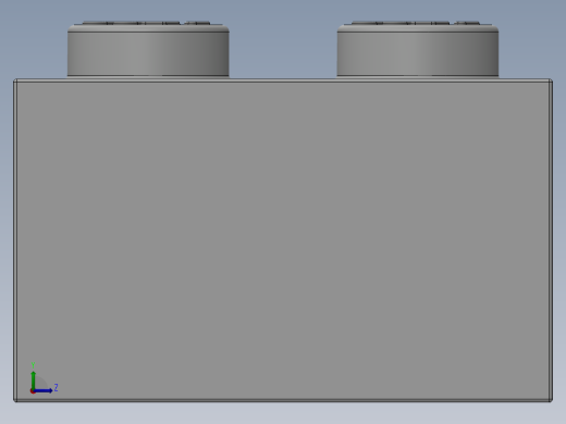 乐高套装 4421基本积木-300201 White Brick 2 x 3.SLDPRT左视缩略图