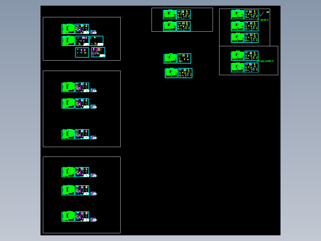 某建筑工程轻钢结构钢化玻璃雨棚结构施工图纸