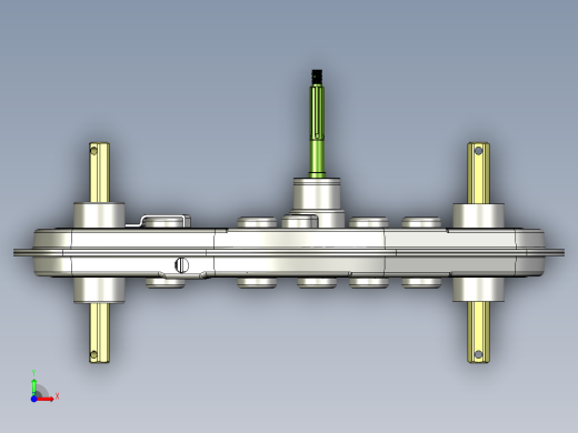 齿轮传动机构前视缩略图