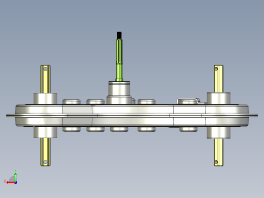 齿轮传动机构后视缩略图