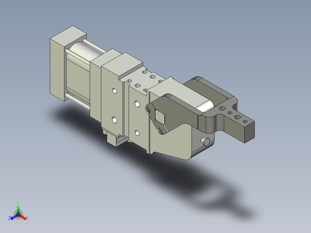 德克斯TUNKERS气缸数模V2 50.1 A10 T12 5~44主视图