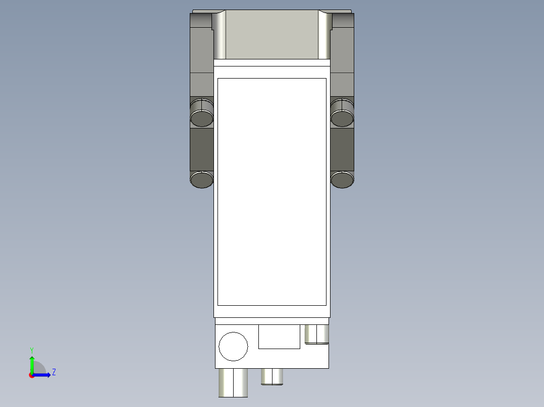 德克斯TUNKERS气缸数模V2 50.1 A10 T12 5~44左视图