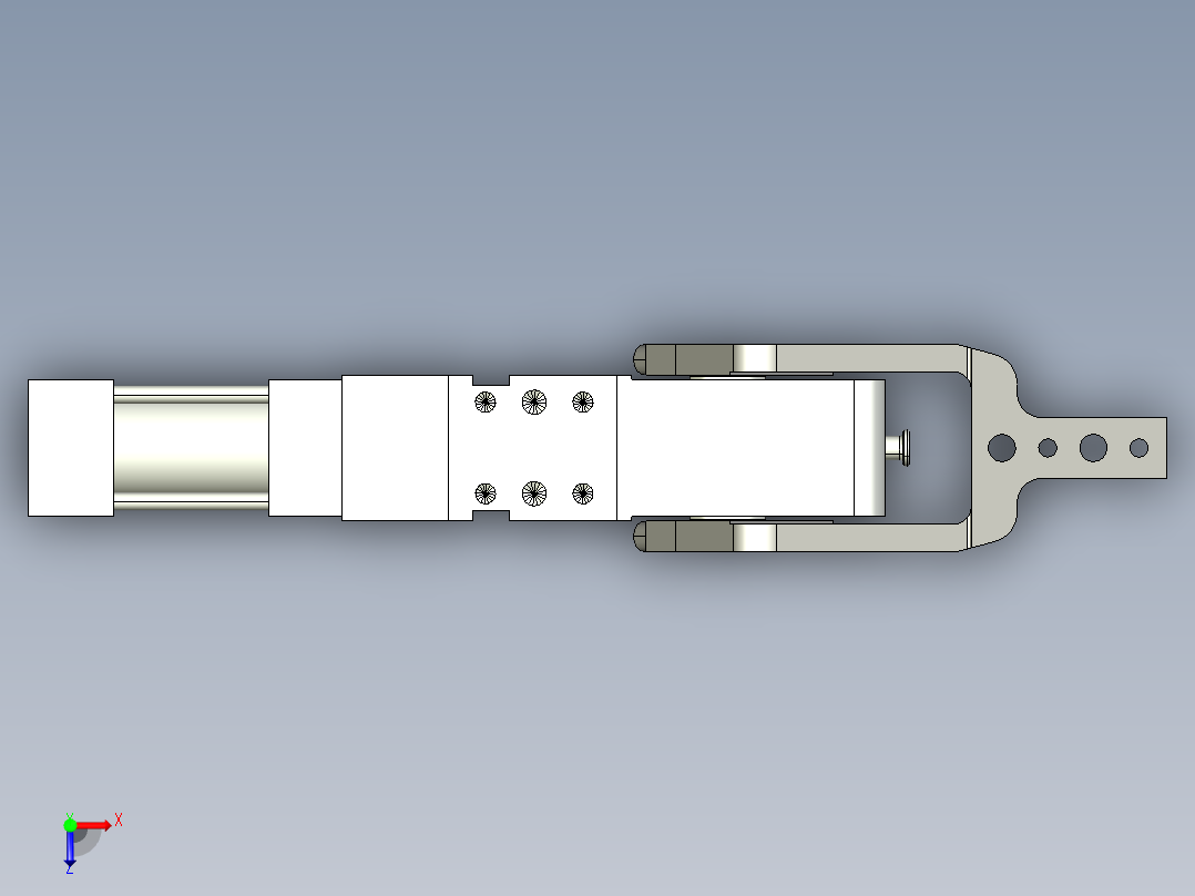 德克斯TUNKERS气缸数模V2 50.1 A10 T12 5~44俯视图