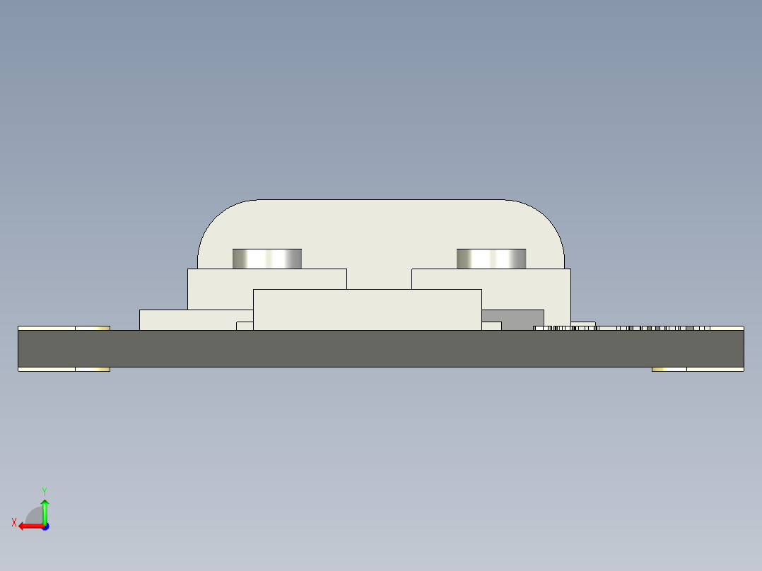 超级紧凑型ESP32-C3模块后视图