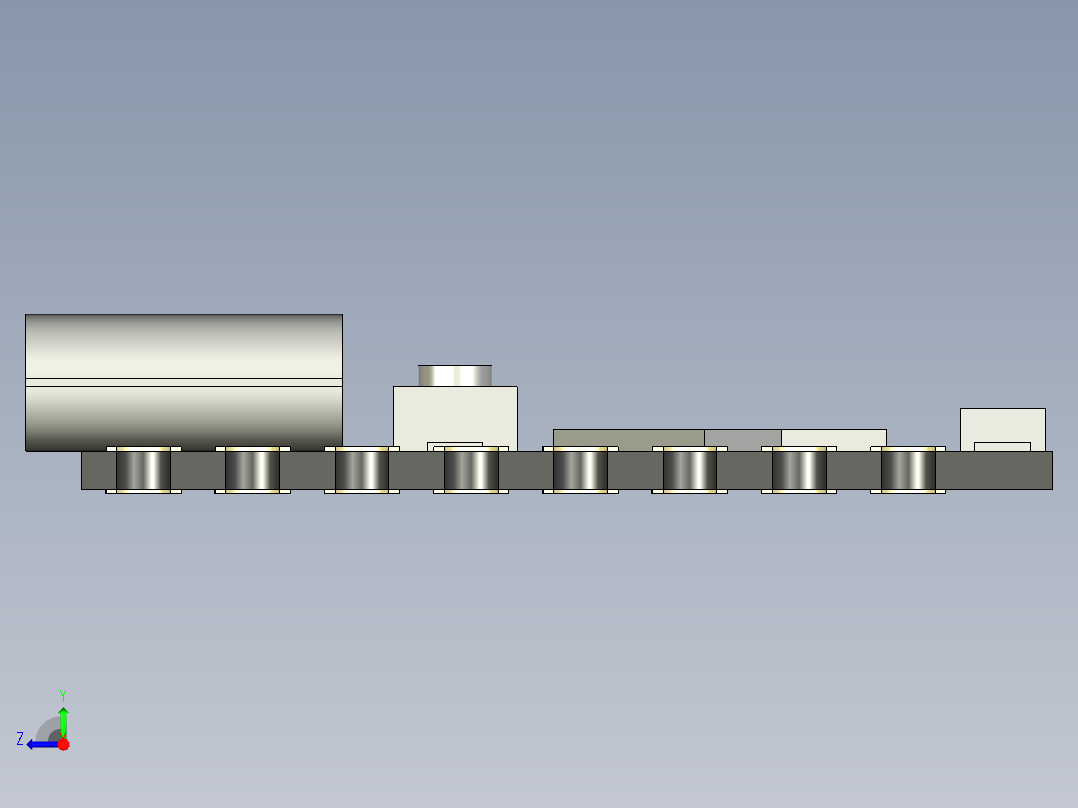 超级紧凑型ESP32-C3模块右视图