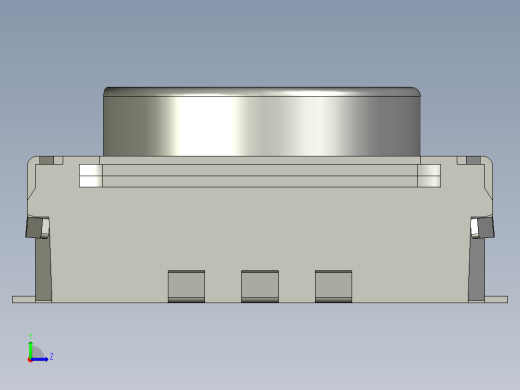 110毫米方形中空长程SMD轻触开关左视缩略图
