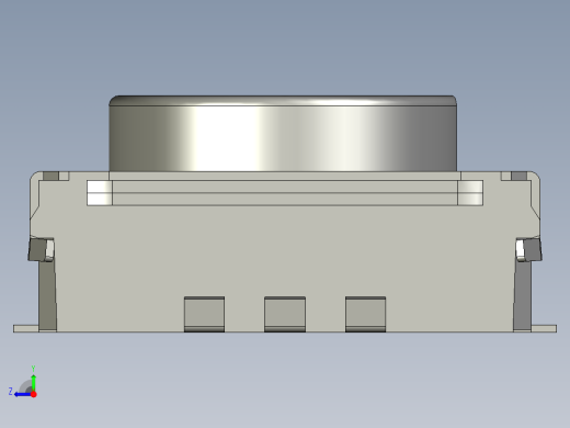 110毫米方形中空长程SMD轻触开关右视缩略图