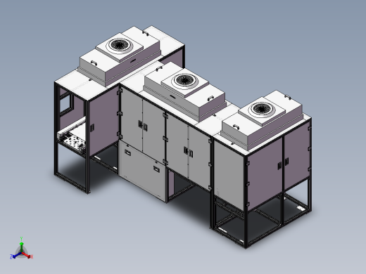 振分机设备正等轴测缩略图