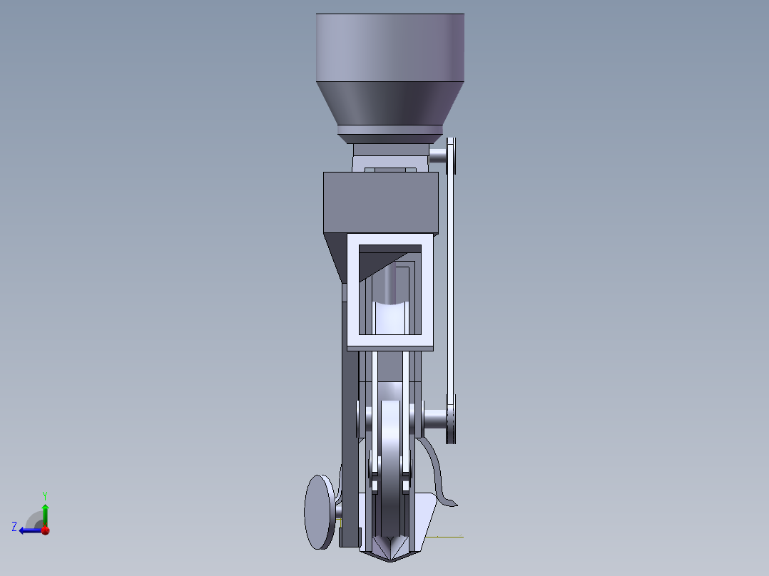 玉米免耕种播种机SW三维图=1198162=250右视图
