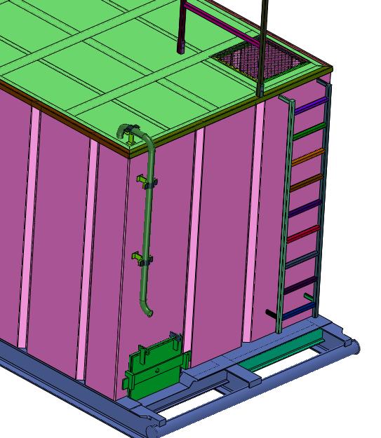 液罐汽车方形罐