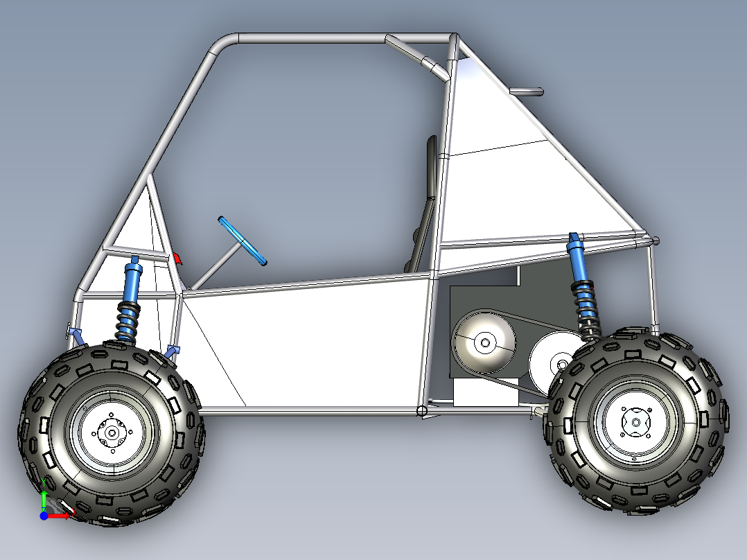Baja ALL Terrain Vehicle地形车前视图