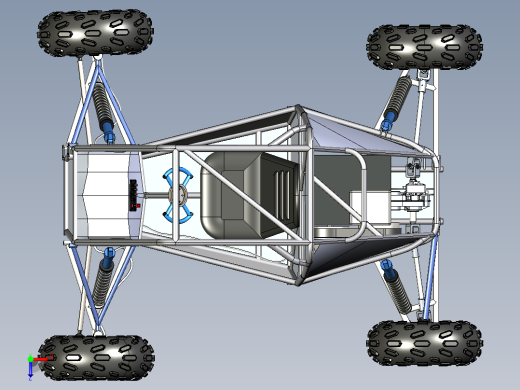 Baja ALL Terrain Vehicle地形车俯视缩略图