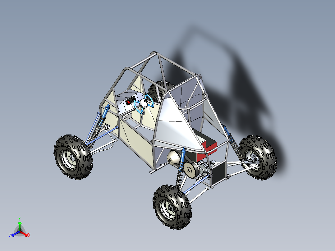 Baja ALL Terrain Vehicle地形车正等轴测图