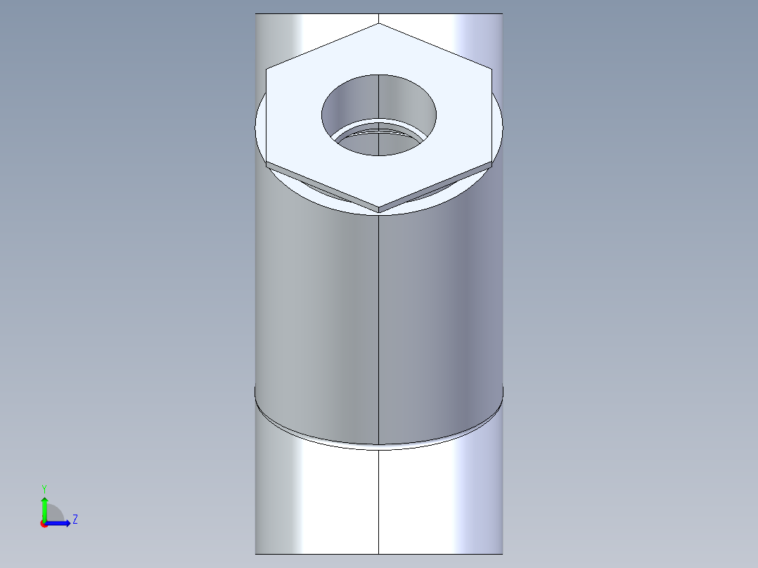 CPVC管件34-Sch80_45_Reducing_Wye_SxSxS_9870-530FB_6in x 3in左视图