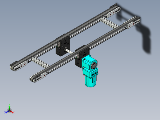 LE-XC3030-齿形同步线中间驱动