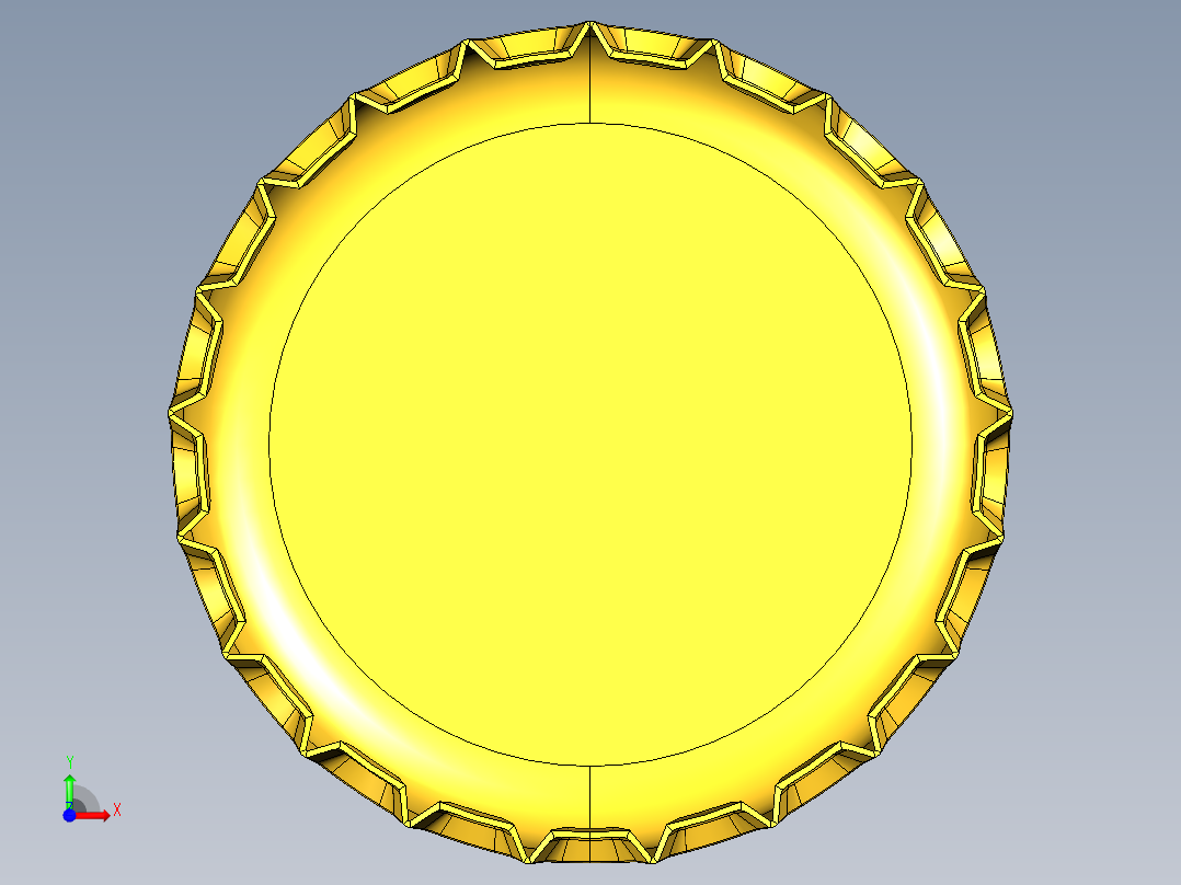 瓶盖、盖子(10)前视图