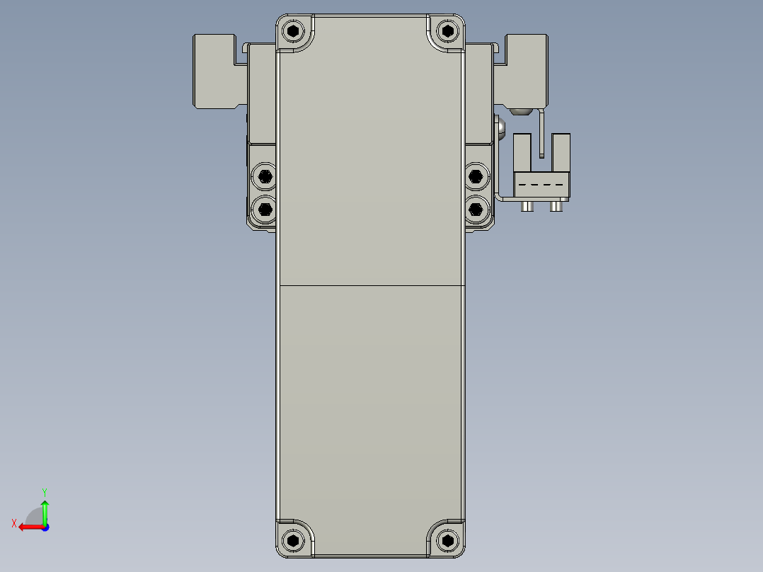 TPA-KNR-60E-1210C-L600A1-MP-H10-N3线性模块铝制底座后视图