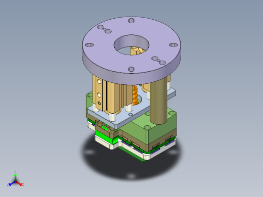X3-B笔记本CNC工装夹具三维模型-CNC5-1016正等轴测缩略图