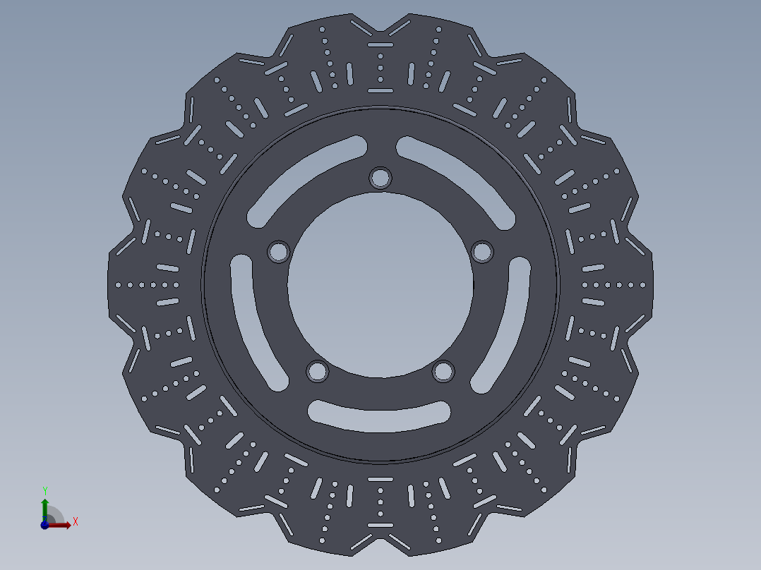 A0002769-FS 制动盘前视图