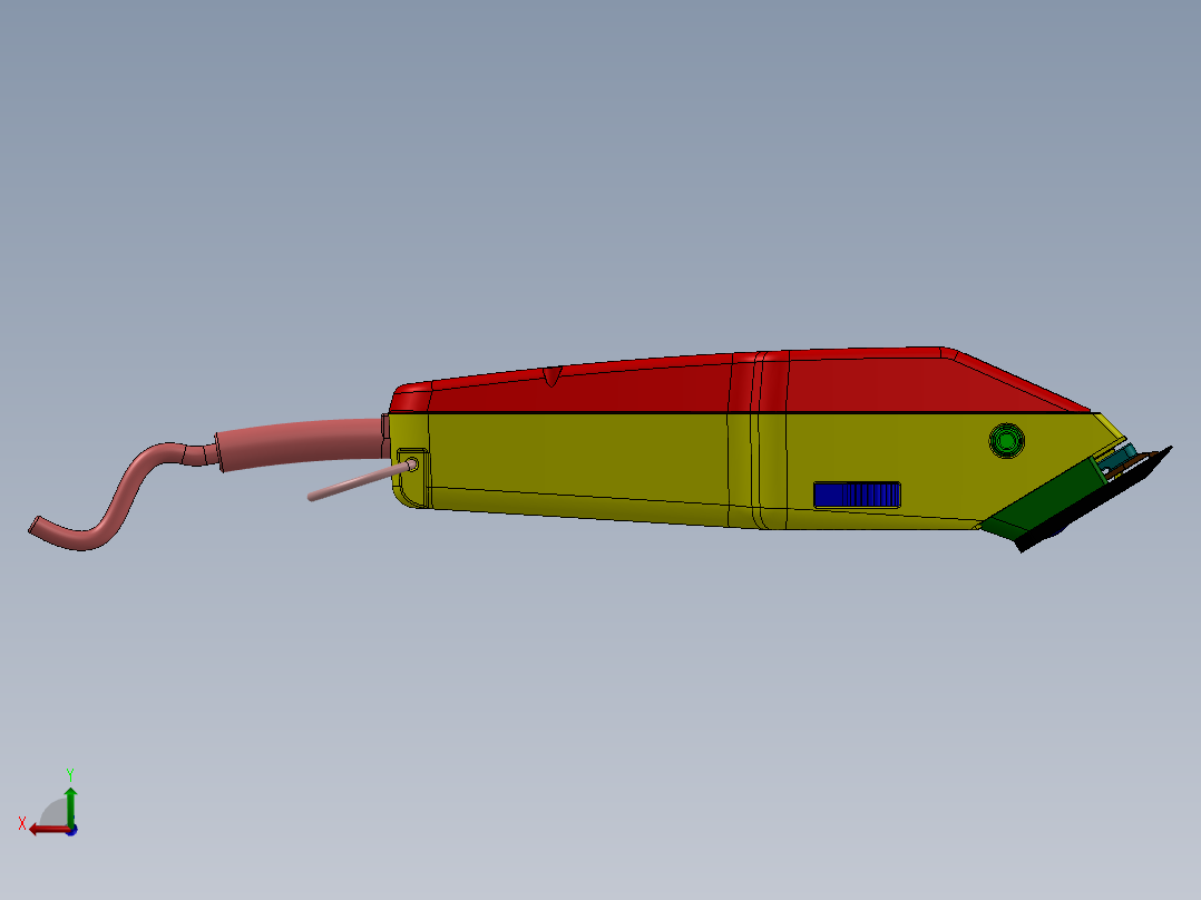 剃须刀、刮胡刀(2)后视图