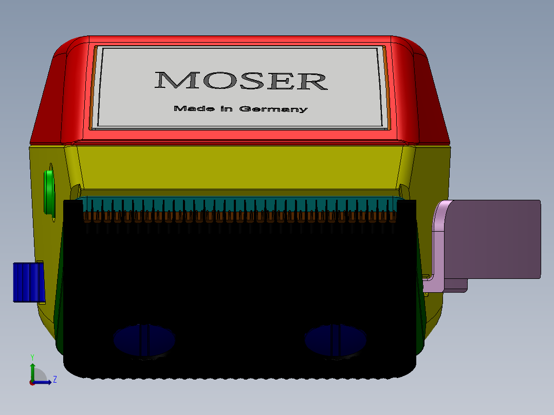 剃须刀、刮胡刀(2)左视图