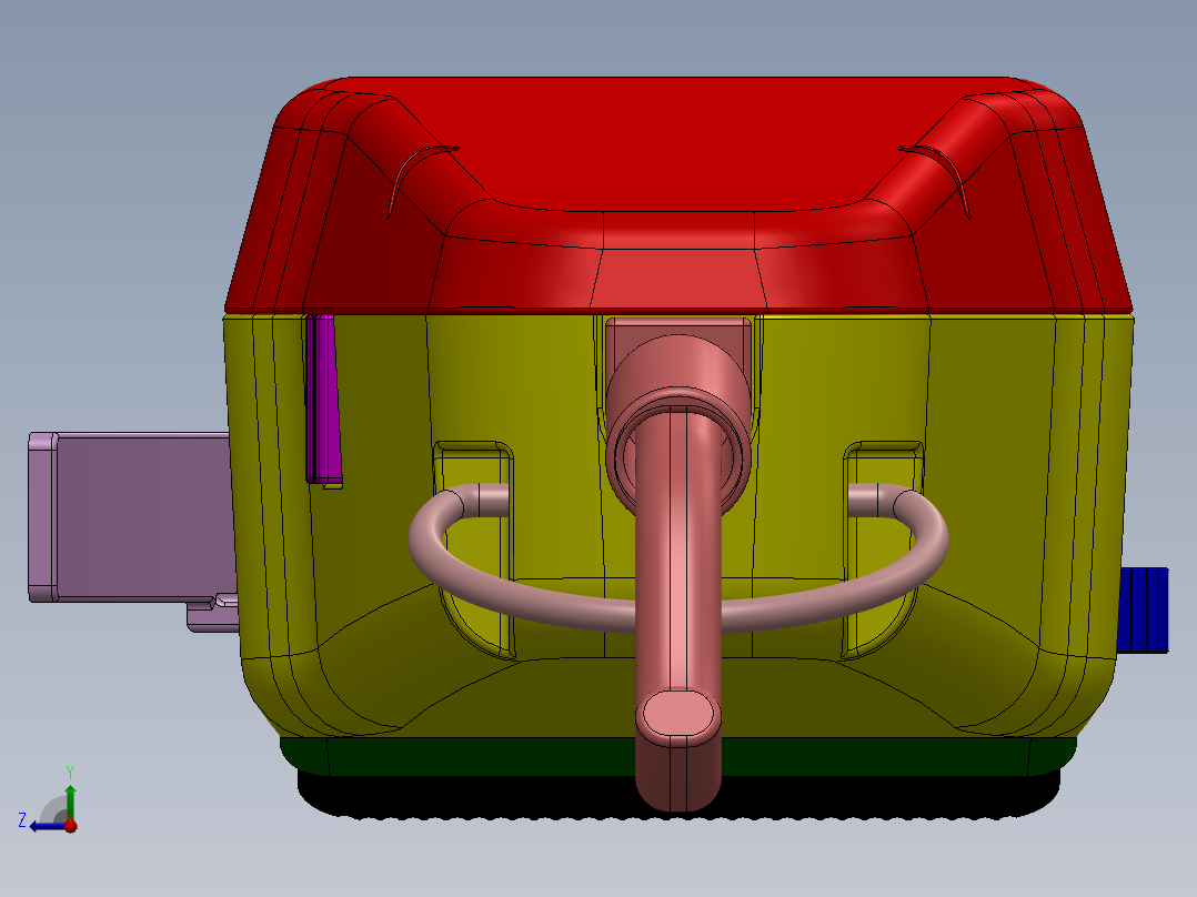 剃须刀、刮胡刀(2)右视图