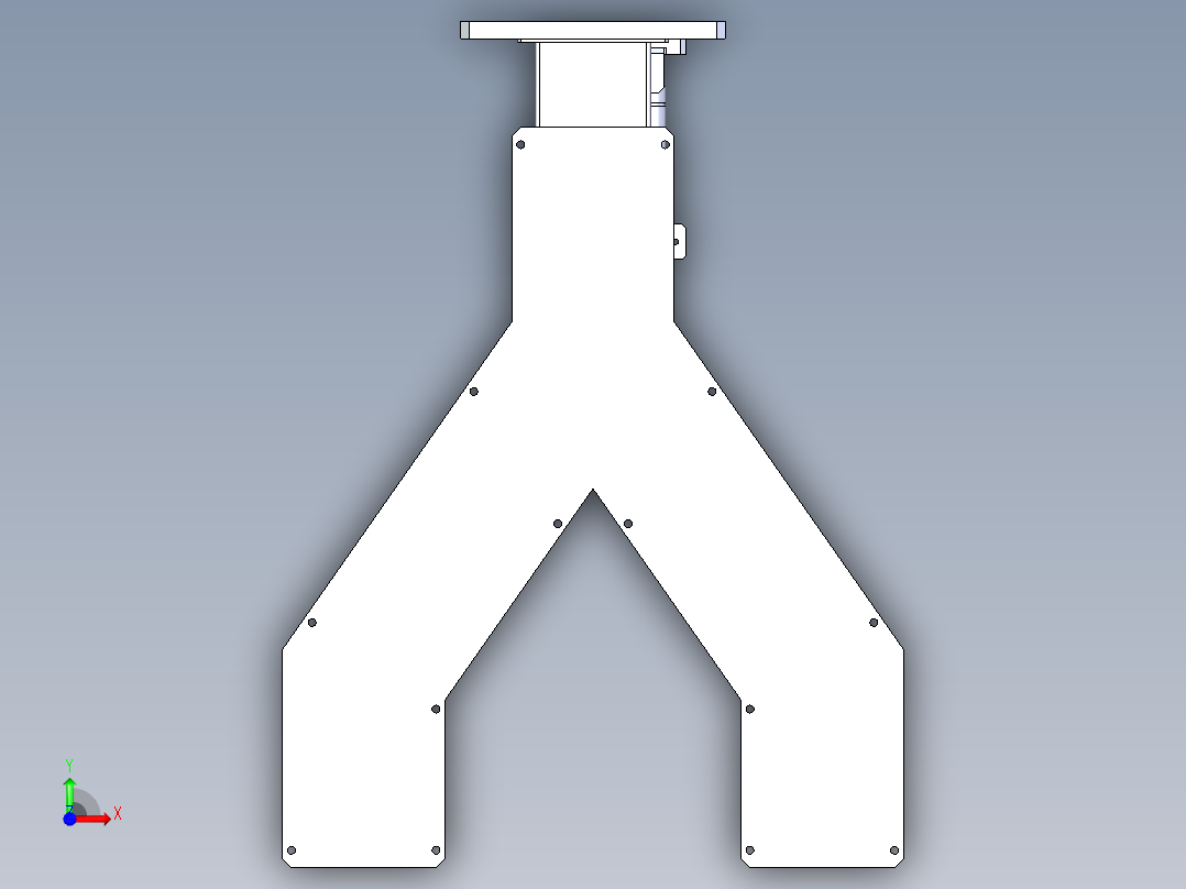 分料机构前视图