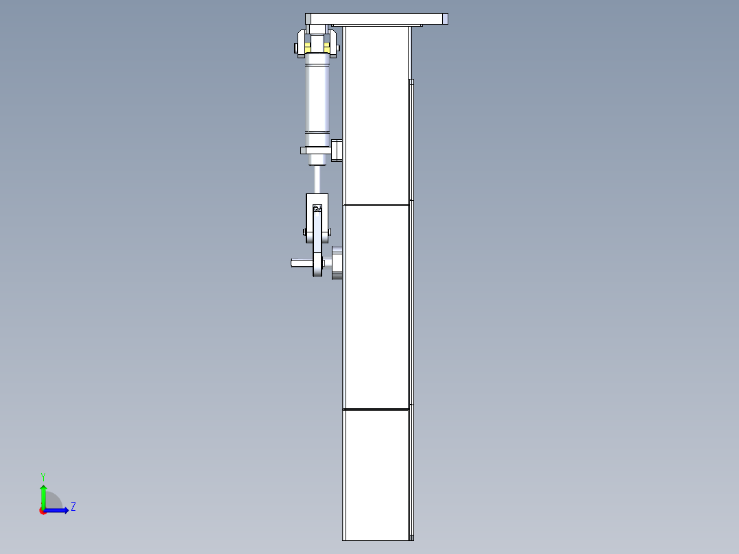 分料机构左视图