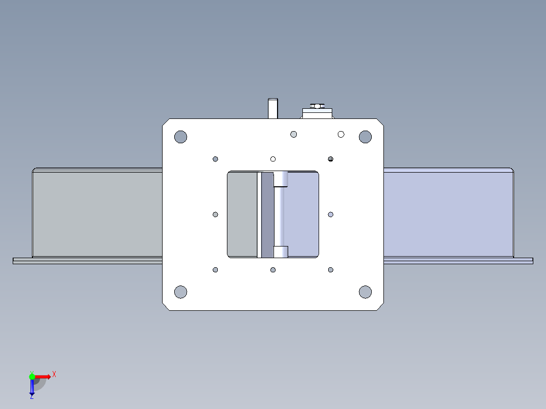分料机构俯视图