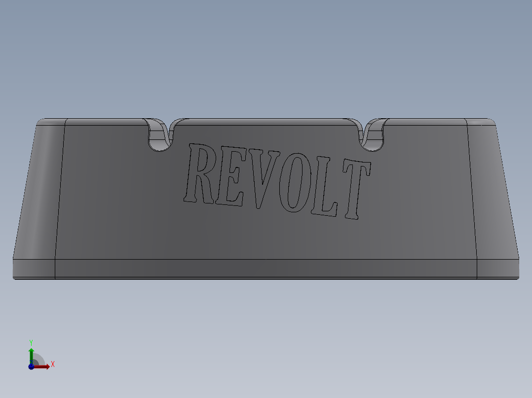 烟灰缸(14)前视图