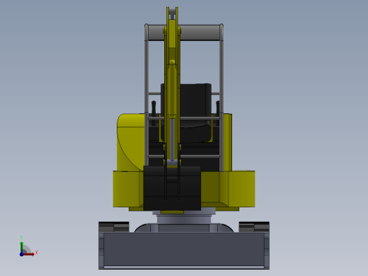 10.迷你挖掘机前视缩略图
